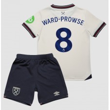 West Ham United James Ward-Prowse #8 Bortaställ Barn 2025-26 Korta ärmar (+ Korta byxor)